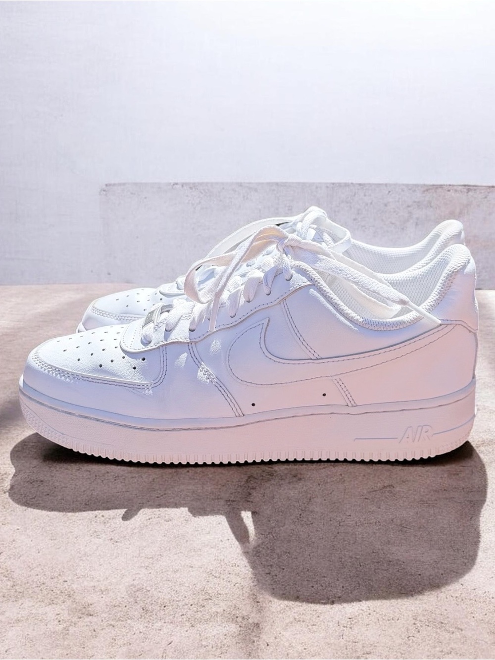 Nike Air Force 1 '07 "Triple White" (DD8959-100) - Women's Size 9.5 / EUR 41